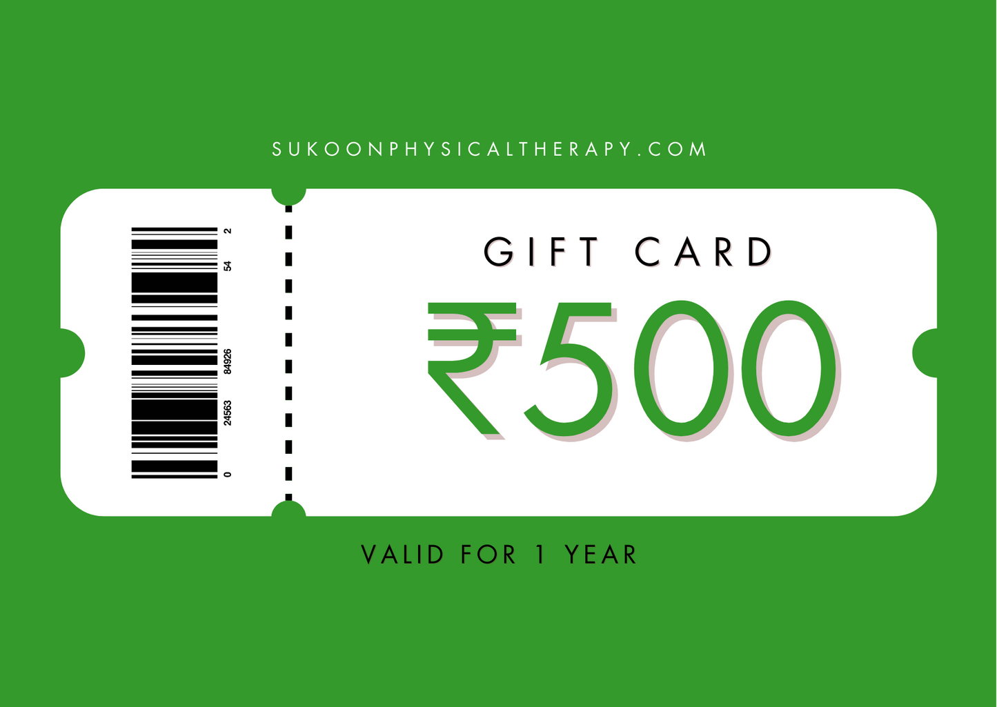 The Sukoon Physical Therapy Giftcard