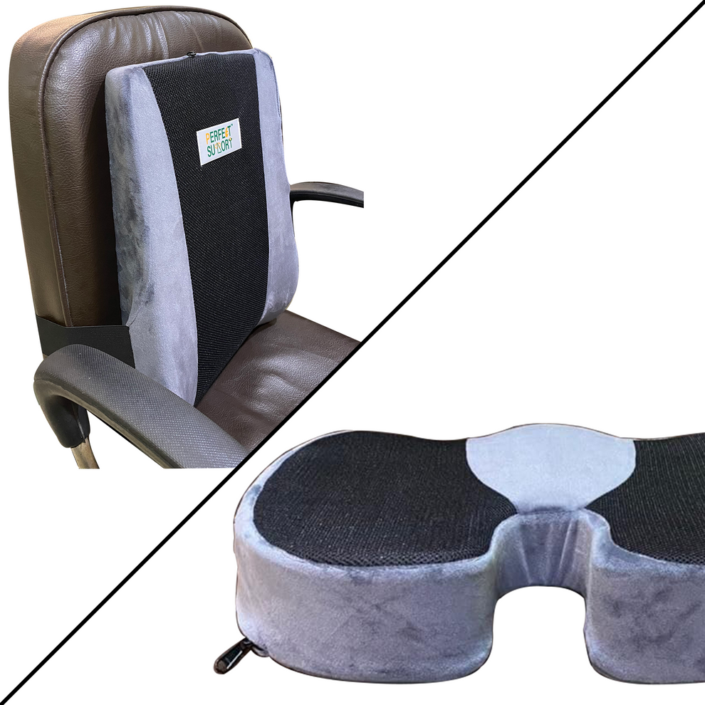 Back Rest + Coccyx Cushion – Sukoon Physical Therapy