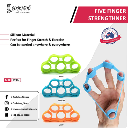 Five Finger Strengthner - Pack of 3
